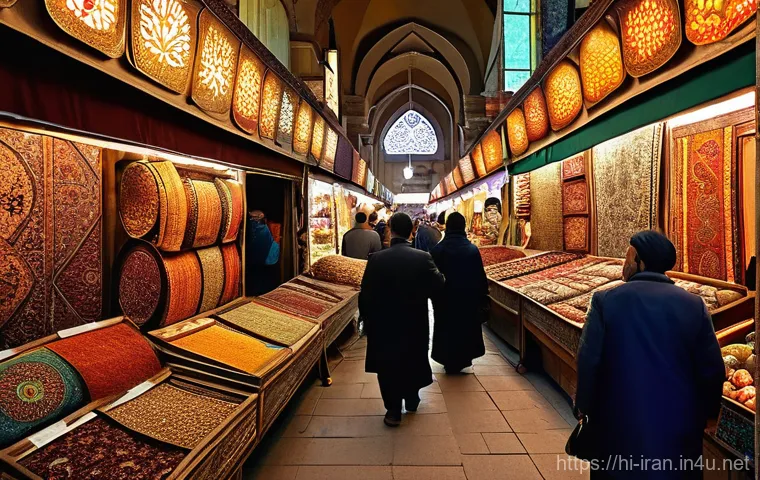이란 비교 - **Isfahan's Artistic Grandeur**
    "An interior shot of the Sheikh Lotfollah Mosque in Isfahan, foc...