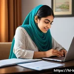 이란 비자 발급 조건 - **Prompt 1: Seamless Online Iran Visa Application**
    "A young Indian woman, dressed in smart casu...